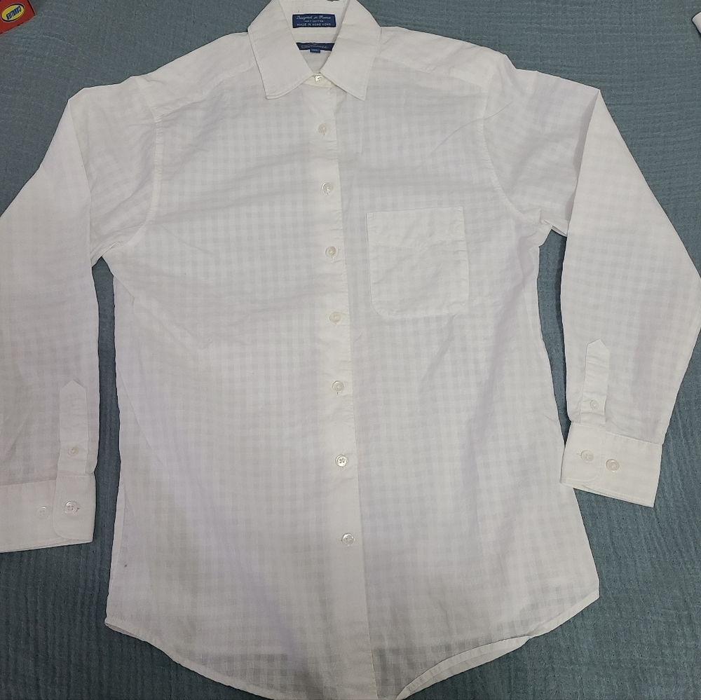 Classic White Woven Women's Shirt